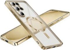 Magnetic Case for Samsung Galaxy S26 Ultra with Camera Cover, Glossy Luxury Slim