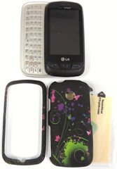LG Cosmos Touch VN270 – Black & Silver ( Verizon ) Full Keyboard Phone – Bundled