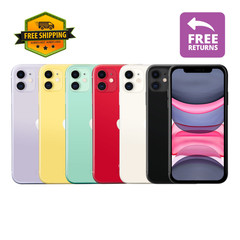 Apple iPhone 11 64GB, 128GB – Unlocked AT&T Smartphone Green/Purple