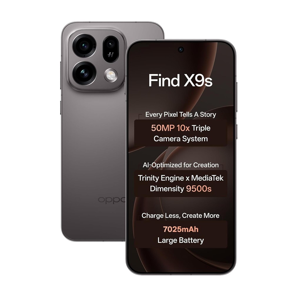 Oppo Find X9s 5G (12GB RAM 256GB Grey) Dimensity 9500s eSim NFC Global Version