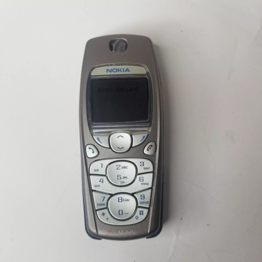 Nokia 3595 Cellular Phone Gray Candybar ( T-Mobile ) Working Collectors Brick