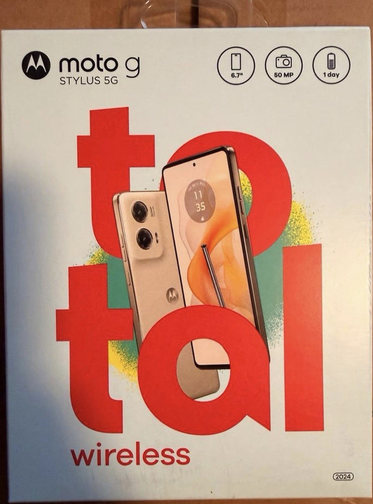 Motorola Moto G Stylus 5G 128GB Beige Total Wireless 50MP 6.7″ Smartphone