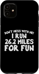 iPhone 11 Funny Running Quote 26.2 Marathon Runners Gift Phone Case