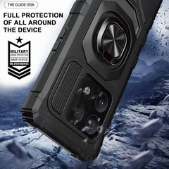 OnePlus 10 Pro Case with Screen Protector, Heavy Duty Shockproof Rugged Cover