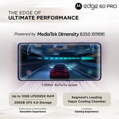 MOTOROLA Edge 60 Pro 5G (Blue 512GB 16GB RAM).Dimensity 8350“NO TARIFFS IN USA”