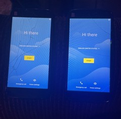 Lot of 2 BLU C5L Smartphones – Power On – Batteries Included – For Parts/Repair