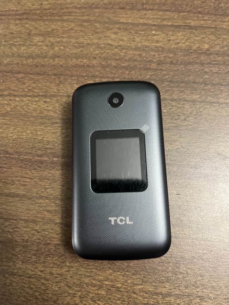 TCL 4056S Flip Pro 4G LTE QUAD CORE 8GB Flip PHONE VERIZON Unlocked GRAY CAMERA