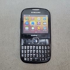 Samsung Freeform III SCH-R380 MetroPCS Black Cell Phone Tested READ