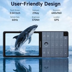 Unlocked QIN F25 4G LTE Android 14 Phone Dual SIM Phone QWERTY Keyboard Mobile