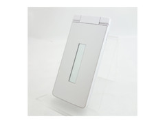 SHARP AQUOS KEITAI 4 WHITE 8GB Factory Unlocked Flip Phone 3.4 FROM JAPAN NEW