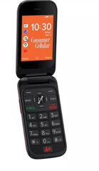 New Sealed Consumer Cellular Iris Flip Phone (8GB) 5.0MP Camera 4G LTE- Red