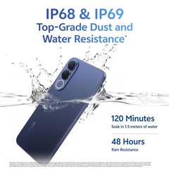 vivo V70 FE 5G (Blue 12GB RAM,256GB )Dimensity 7360-Turbo NFC Unlocked Phone.