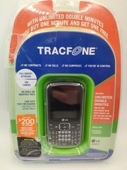 LG 501C Black QWERTY Keyboard Phone TracFone