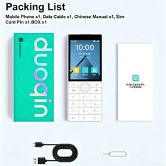 Unlocked QIN F22 4G MINI Android 11 Smartphone Phone Keyboard Google Play Mobile