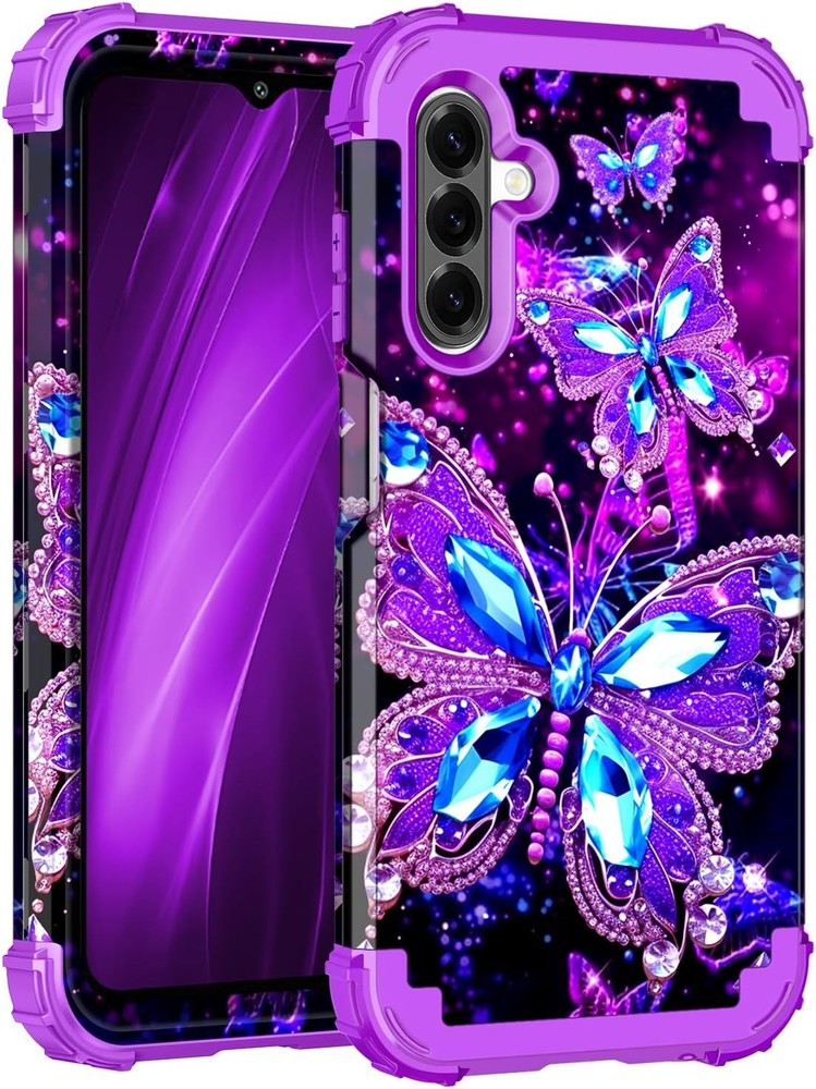 Galaxy A26 5G Case, Glow in The Dark Three Layer Heavy Duty Shockproof Full Body