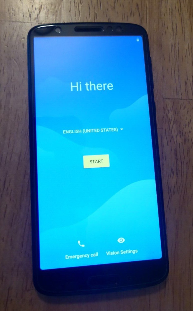 Motorola Moto G6 (XT1925-6) 32GB Unlocked Android Black Fair Condition