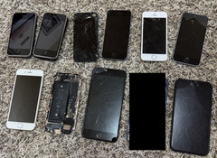 Lot of 10 – Apple iPhones For Parts