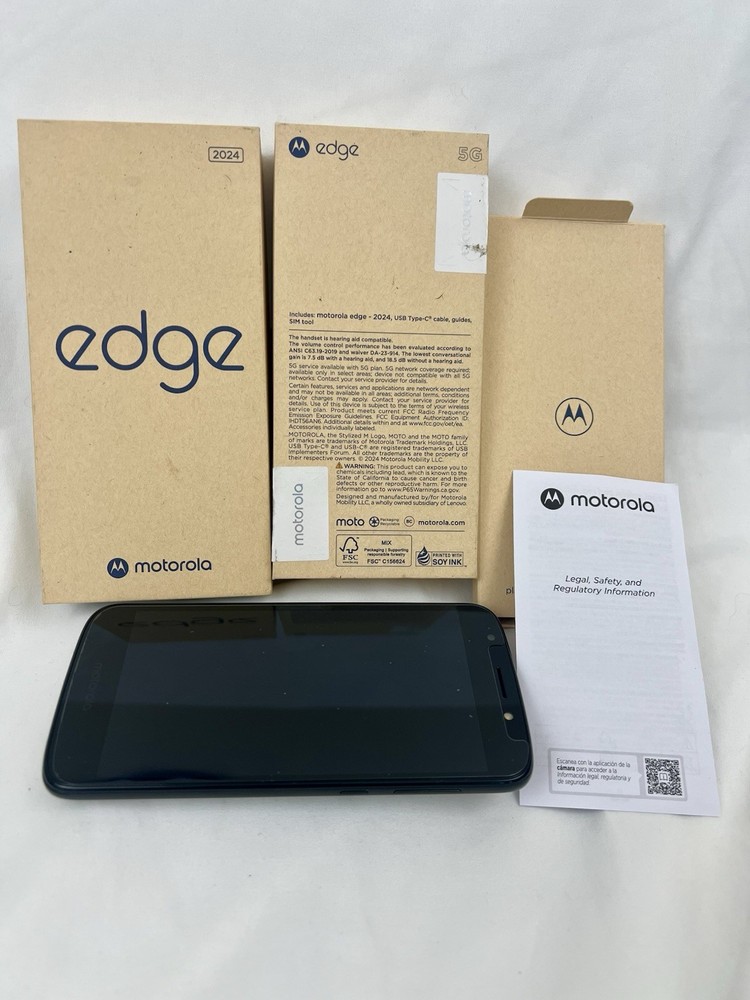 Motorola Edge 2024 5G XT2405-1 256GB Unlocked Midnight Blue – Good Condition