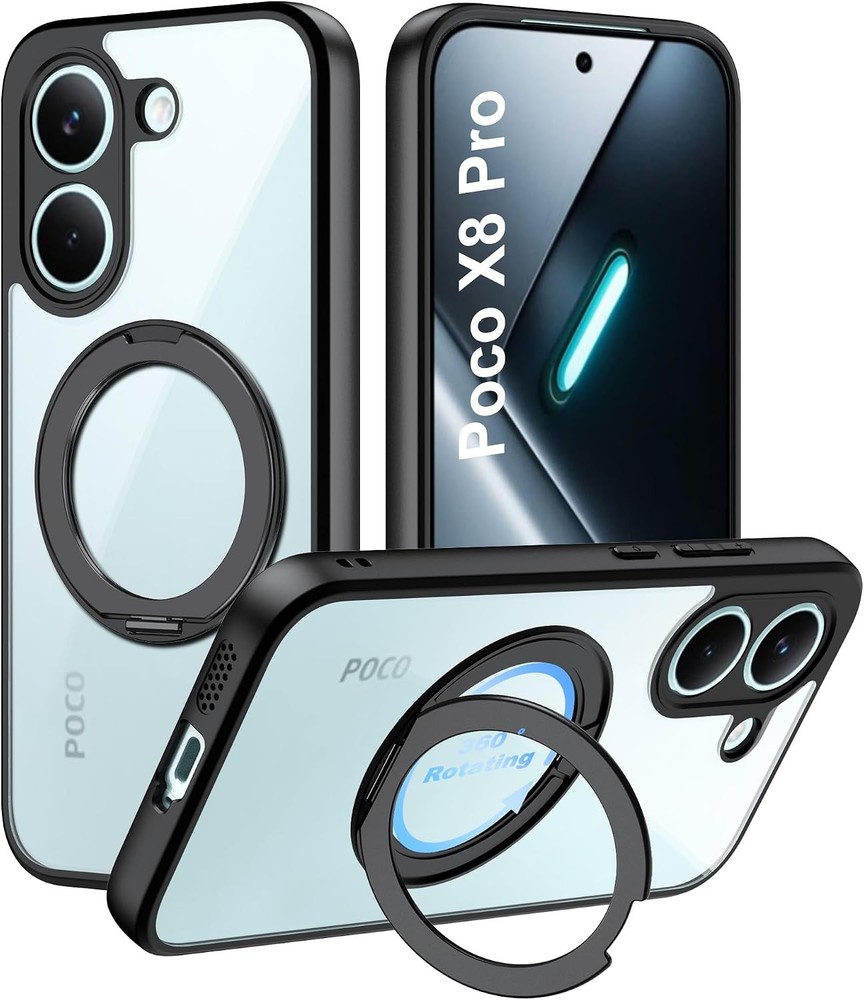 High-Quality PC Material Case for Poco X8 Pro with Stand, Scratch Resistant, Ant