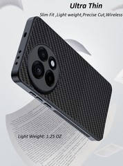 OnePlus 13R Case: Slim Thin Carbon Fiber Classic Design Soft Hybrid TPU Bumper