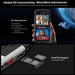 6.78″ FOSSiBOT F113 5G Rugged Smartphone Android 15 64MP Night Vision Outdoors
