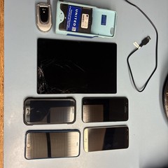Used Cell Phone And Pad Lot SAMSUNG GALAXY S7 G5 LG (for Parts Or Repair) As Is