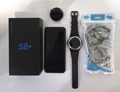 TMobile Samsung Galaxy S8 Plus G955U 64GB Bundle + Galaxy Gear S3 Frontier Watch