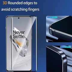 For OnePlus 12 6.82″ Phone Case Screen Protector Guard 9H Hardness glass Guard .