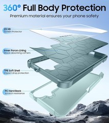 Heavy Duty Full Body Shockproof, Samsung Galaxy S26 Case 6.3 Inch, ( Black )