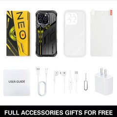 2026 Rugged Smartphone R16 Pro MAX 5G Unlocked 12G+256GB Dual SIM Cell Phone NFC