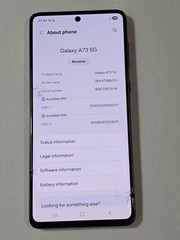 Samsung Galaxy A73 5G A736B/DS 128GB Gray (Factory Unlocked) DUAL SIM CRACKED