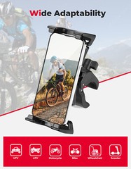UTV Cell Phone Holder Mount 0.6″-2″ Roll Bar for Polaris RZR Ranger Can Am X3