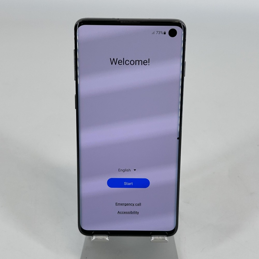 Samsung Galaxy S10 Prism Black 128GB Verizon – Good w/ LCD Bleed