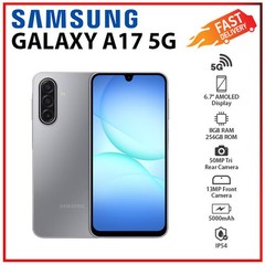 Samsung Galaxy A17 5G 8GB+256GB GREY Dual SIM Unlocked Android Cell Phone