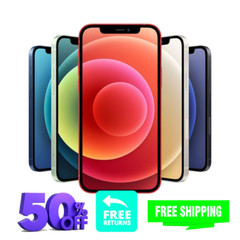 Apple iPhone 12 Green/White/Blue/Purple 64GB 128GB Unlocked Tracfone Verizon 5G