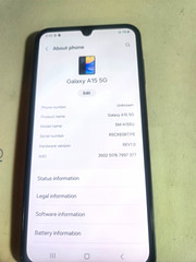 Samsung Galaxy A15 5G 64GB Black Bar Smartphone Model SM-A156U