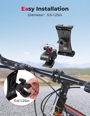 UTV Cell Phone Holder Mount 0.6″-2″ Roll Bar for Polaris RZR Ranger Can Am X3