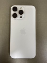 Apple iPhone 15 Pro, 256GB, White Titanium – Unlocked *For Parts*
