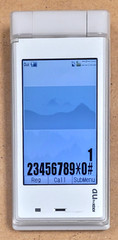 Sanyo W64SA – White ( AU by KDDI / GSM ) Very Rare Japan Twist-Flip Smartphone