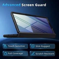 Samsung Galaxy Z Fold 7 Case with Built-in Tempered Screen Protector and Hinge P