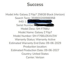 Samsung Galaxy Z Flip7 256GB Unlocked SM-F766U 6.9″ 50MP 5G 4G Black