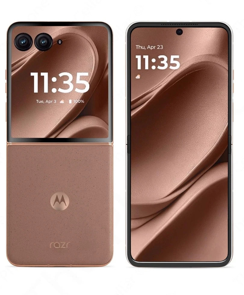 Motorola Moto Razr+ Plus 2025 XT2557-3 256GB T-mobile PANTONE Mocha Mousse Phone