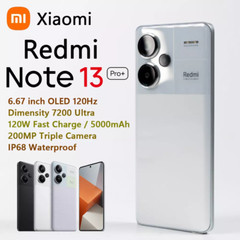 Xiaomi Redmi Note 13 Pro+ 5G 6.67″ 200MP Octa-core Android 5000mAh 256GB/512GB