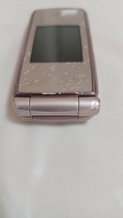 Fujitsu Raku-Raku Phone 7 F-09B FOMA Pink Japanese Flip Feature Phone Keitai