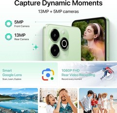 UMIDIGI G9X 4GB+64GB/128G 6.75″ Octa Core Android 14 Go Unlocked Smartphone