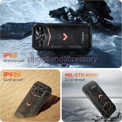 Unlocked Rugged Phone DOOGEE V Max Pro 5G 22000mAh 512GB Android 6.58″FHD+ 120Hz