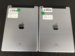 Lot of 2 Apple iPad 6th Gen A1954 Wi-Fi + Cellular Space Gray 32GB 94%+ Battery~