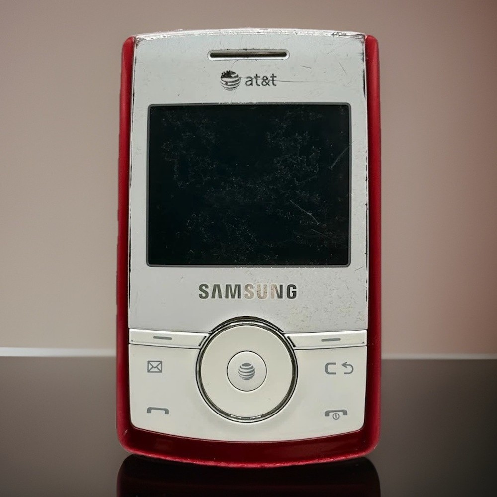 Samsung Propel SGH-A767 – Red (AT&T) Cellular Phone – Untested No Battary