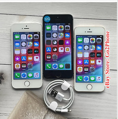 Apple iPhone 5s Unlocked New Battery – 16 GB/32 GB/64 GB- Gold Gray Silver