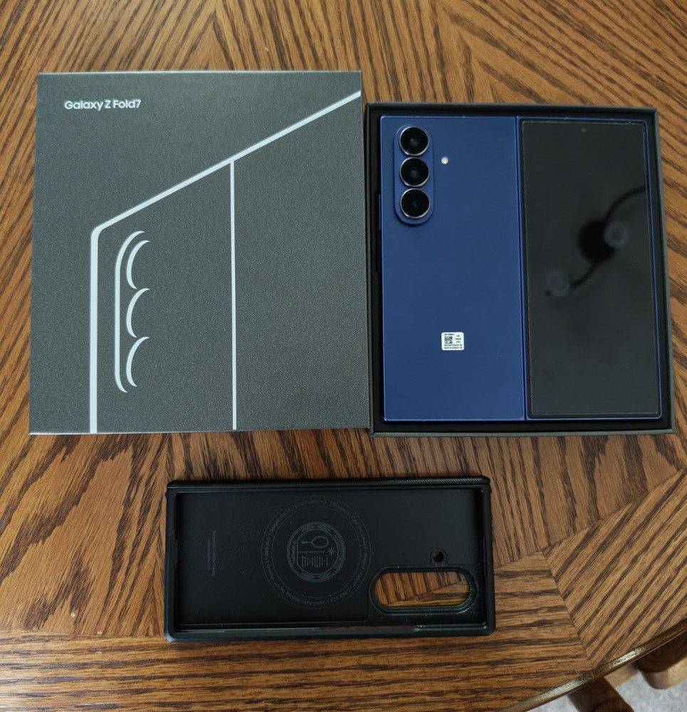 Samsung Galaxy Z Fold7 SM-F966U1 256GB Blue Foldable Touchscreen